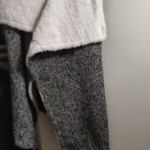 Active USA Sherpa Jacket in Black and Cream